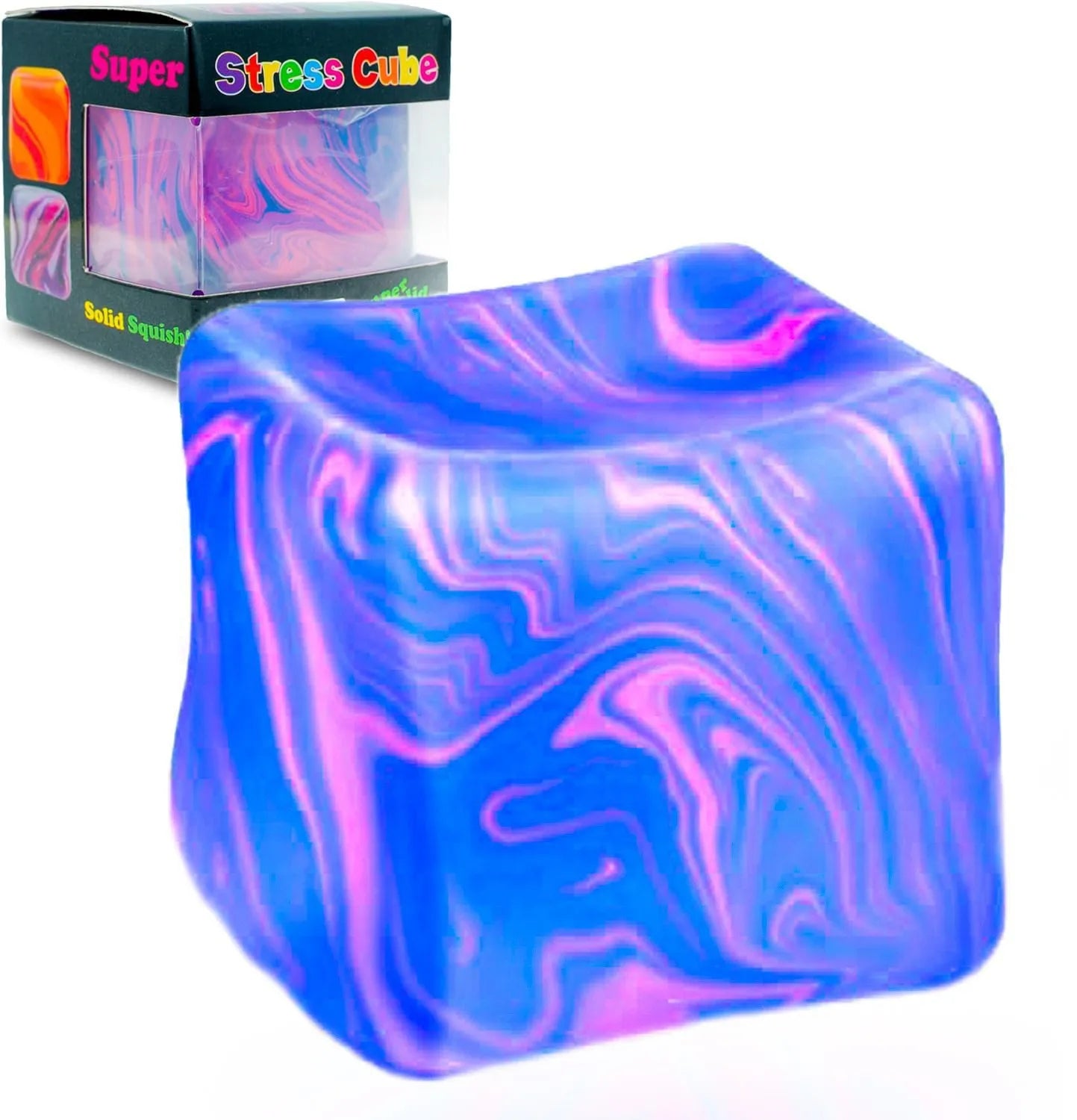 Snowflake Ice Cube Malt Sugar Squishy Mystery Blind Box Stress Relief Slow Rising Squeeze Toy Anti-Anxiety Fidget Toy