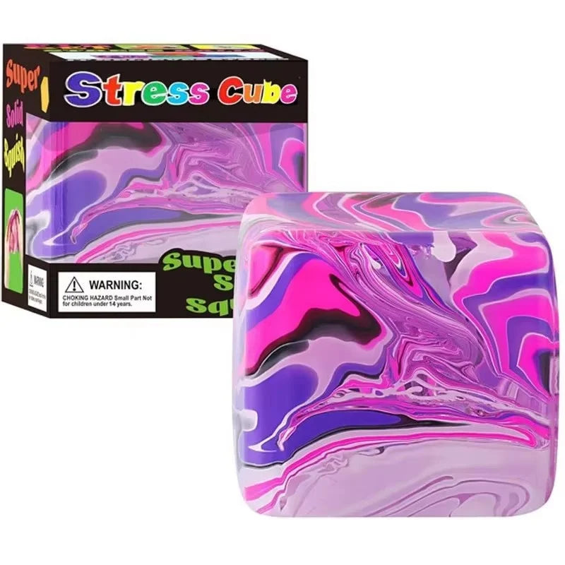 Snowflake Ice Cube Malt Sugar Squishy Mystery Blind Box Stress Relief Slow Rising Squeeze Toy Anti-Anxiety Fidget Toy