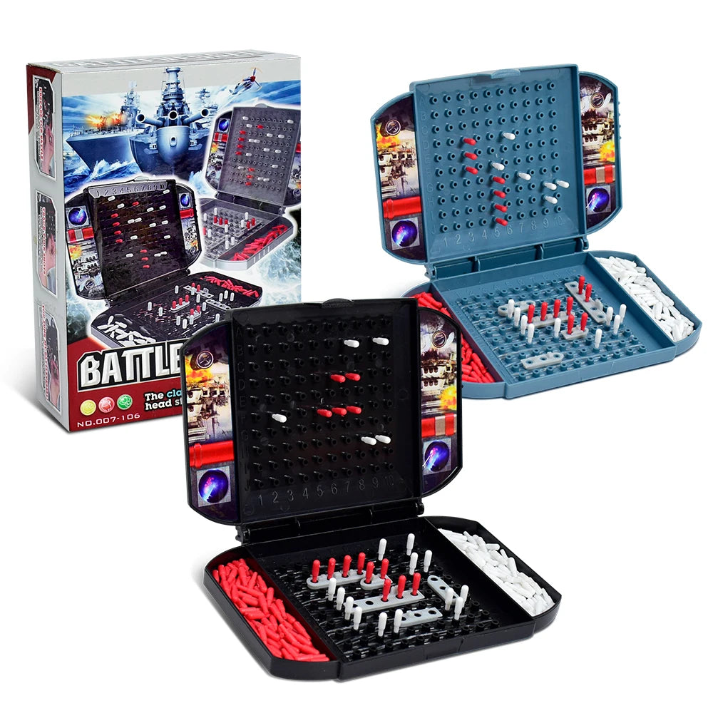 Children Interesting Warship Sea Ship Board Games Toys Two Player Battleship the Classic Naval Combat Strategy Table Game for Ki