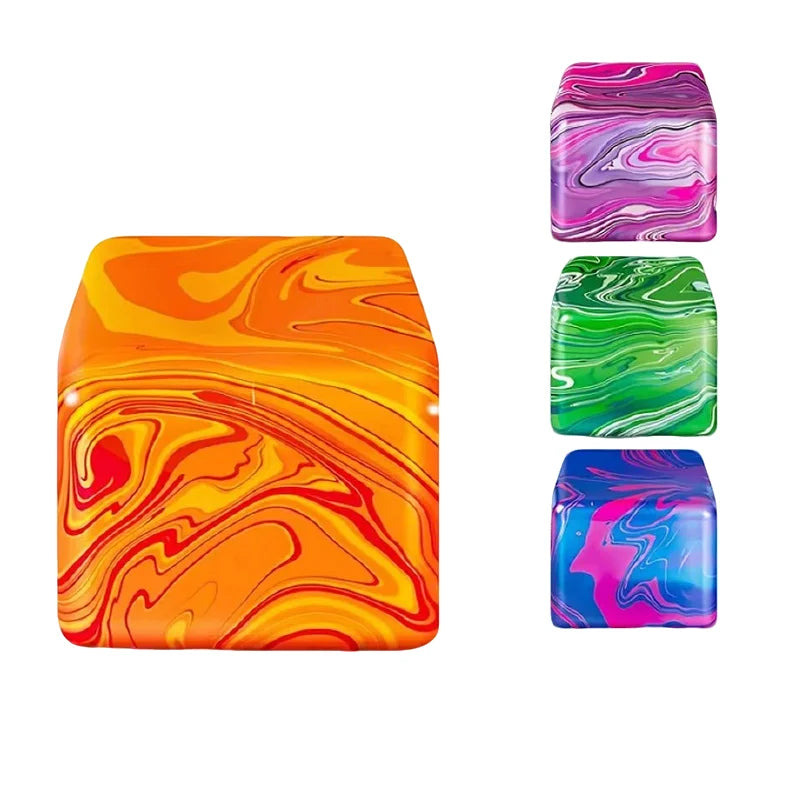 Snowflake Ice Cube Malt Sugar Squishy Mystery Blind Box Stress Relief Slow Rising Squeeze Toy Anti-Anxiety Fidget Toy