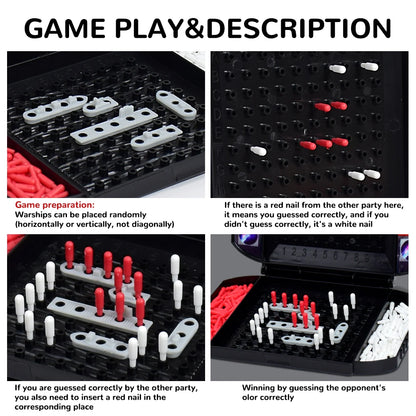 Children Interesting Warship Sea Ship Board Games Toys Two Player Battleship the Classic Naval Combat Strategy Table Game for Ki